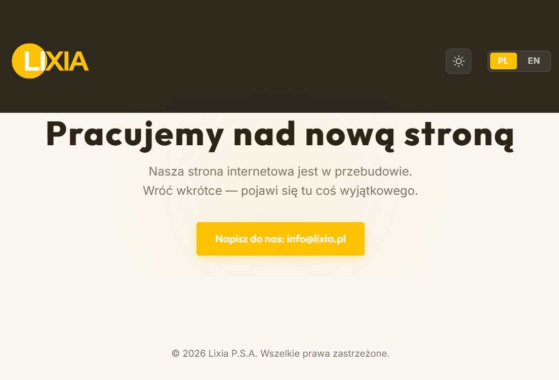 Lixia – strona korporacyjna